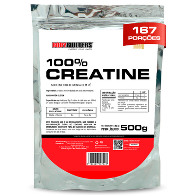 Creatina 100% Pura 500g - Bodybuilders