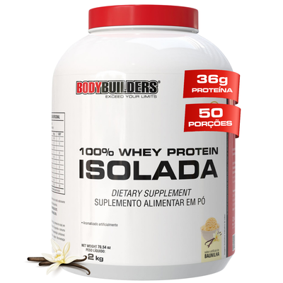 Whey Protein 100% Isolada 2kg - Bodybuilders