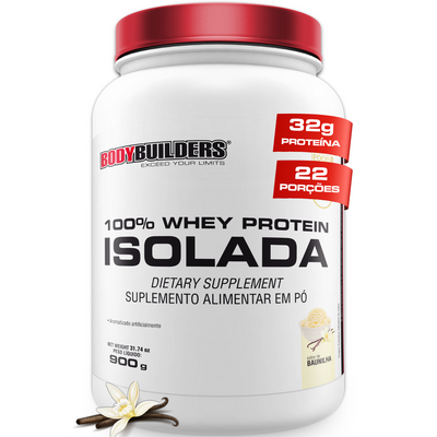 Whey Protein 100% Isolada 900g - Bodybuilders