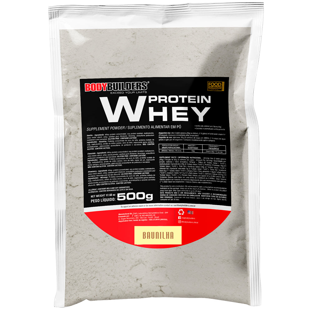Whey Protein 500g (Refil) – Bodybuilders