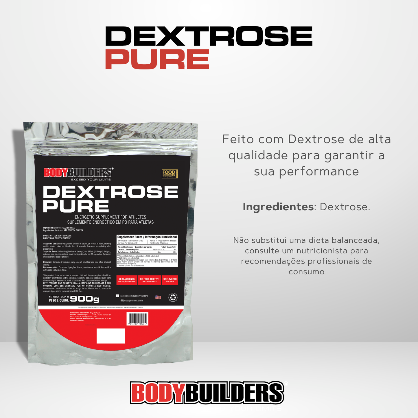 Kit Waxy Whey 2kg + Dextrose Pure 900g + Power Creatine 100g - Bodybuilders