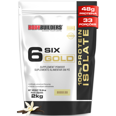 Whey Protein Isolado 6 Six Gold 2kg - Bodybuilders