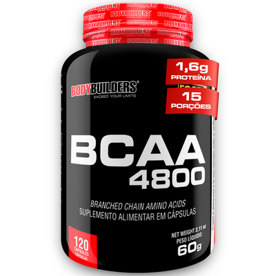 BCAA 4800 120 Cápsulas - Bodybuilders
