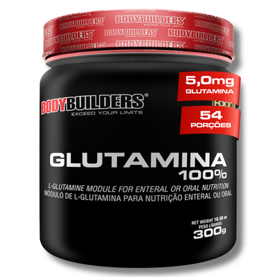Glutamina 100% Pura 300g - Bodybuilders