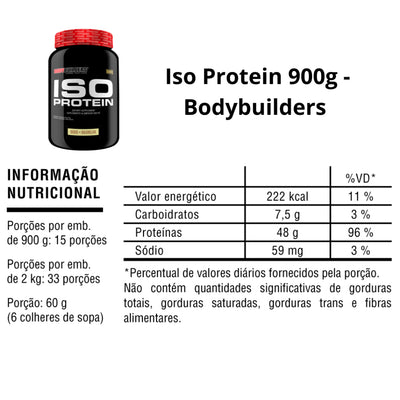 Whey Iso Protein 900g – Bodybuilders