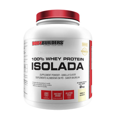 Whey Protein 100% Isolada 2kg  - Bodybuilders