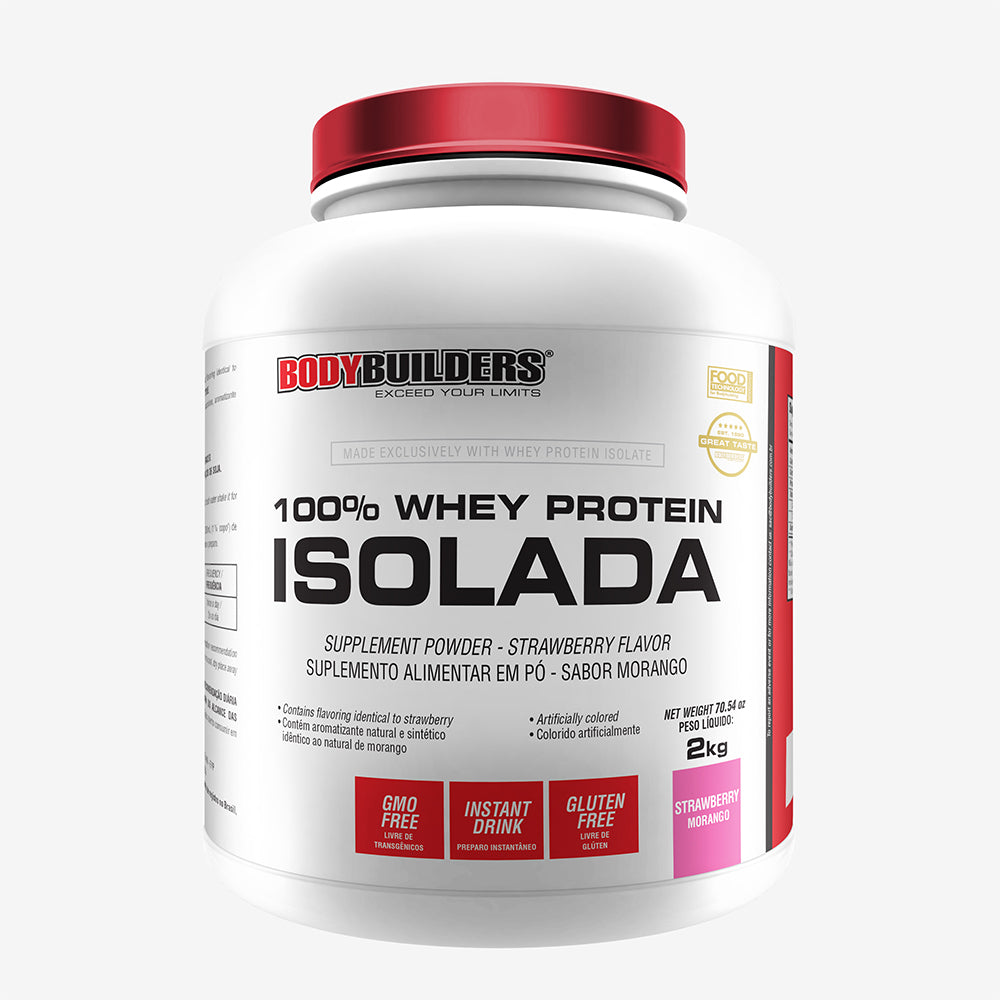 Whey Protein 100% Isolada 2kg  - Bodybuilders