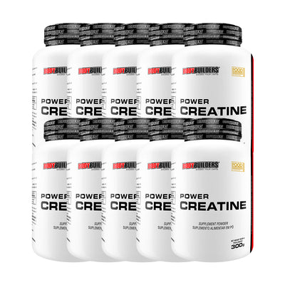 Kit 10x Power Creatina 300g - Bodybuilders