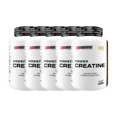 Kit 5x Power Creatine 300g - Bodybuilders