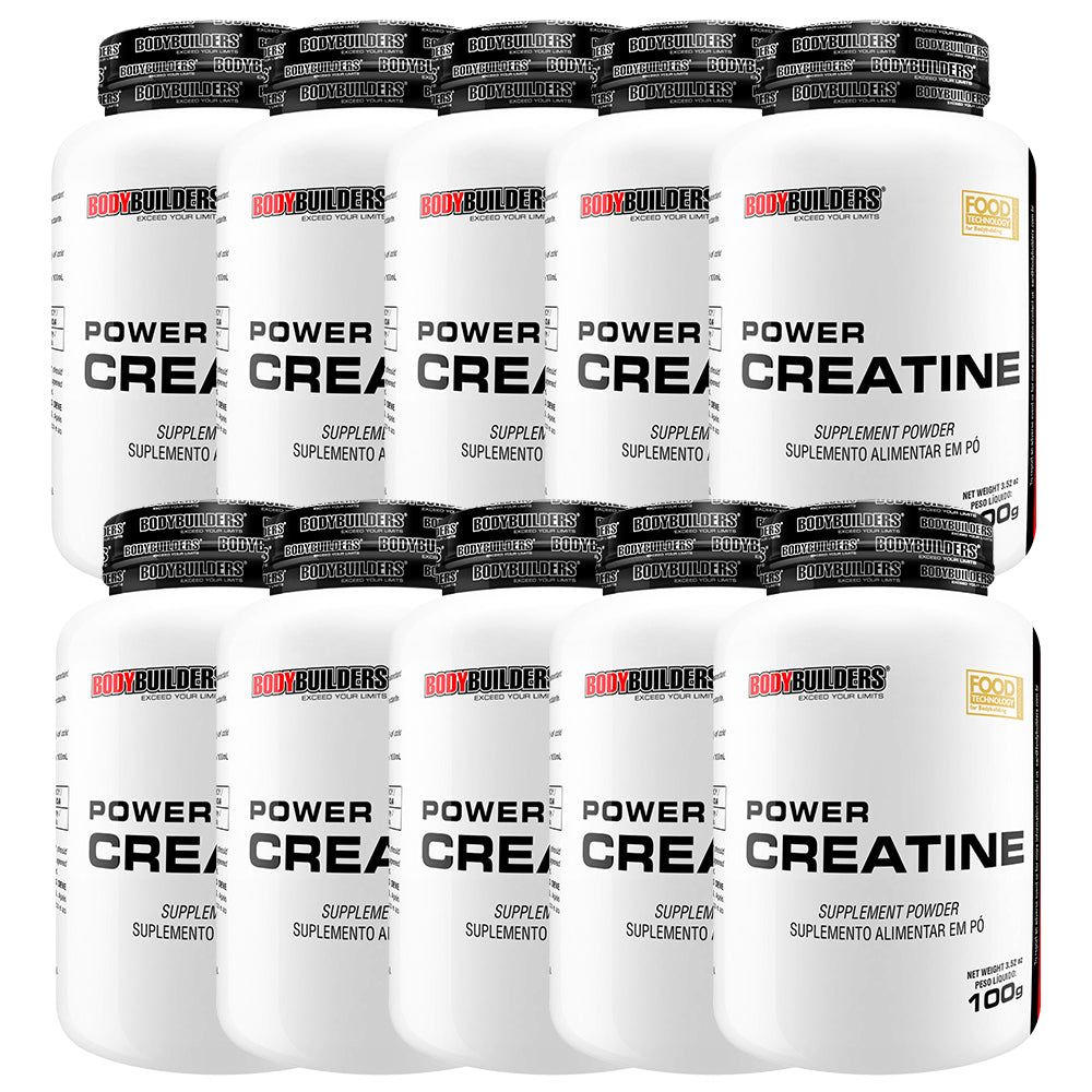Kit 10x Power Creatine 100g - Bodybuilders