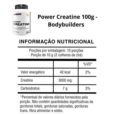 POWER Creatine 100g - Bodybuilders