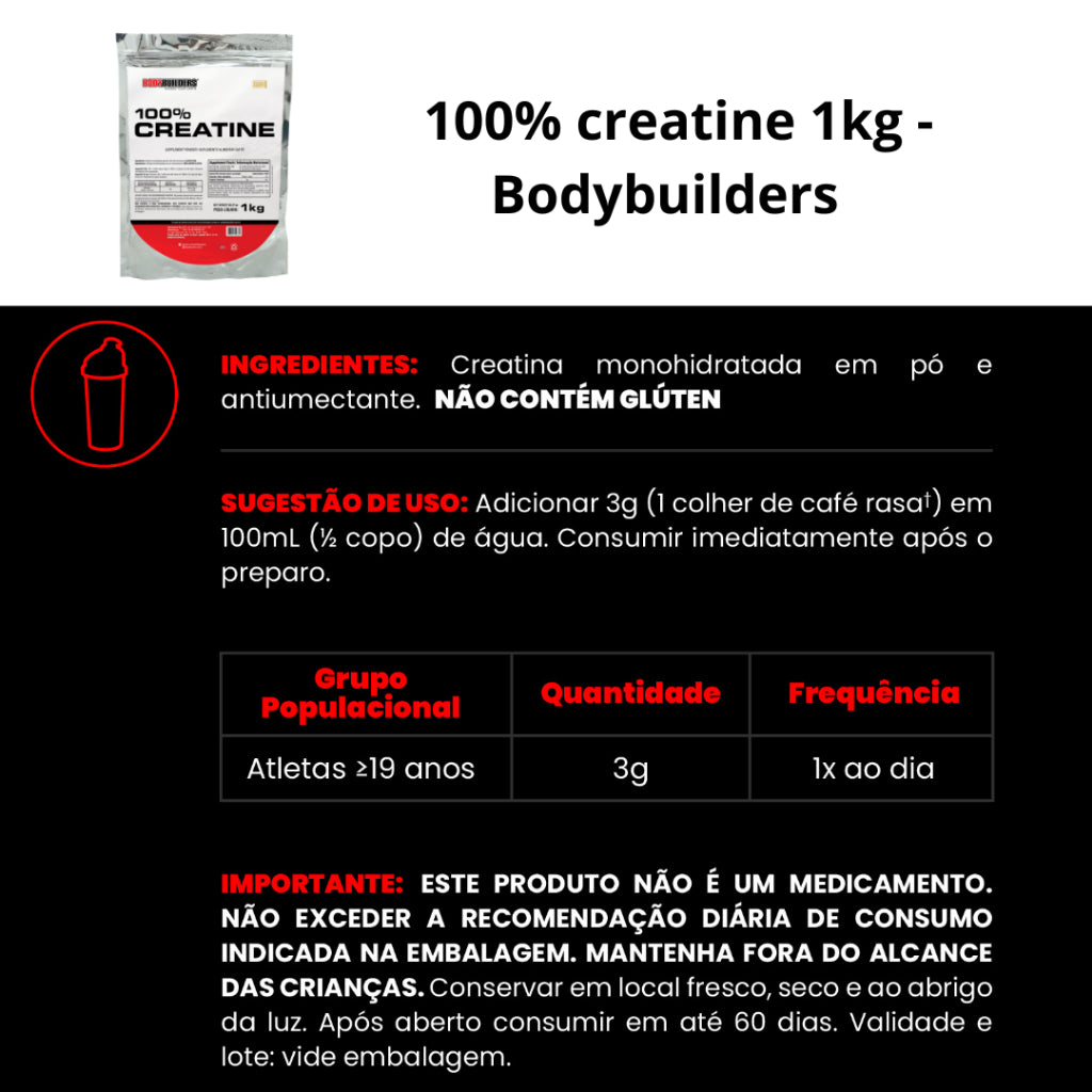 Creatine 100% 1 KG Bodybuilders