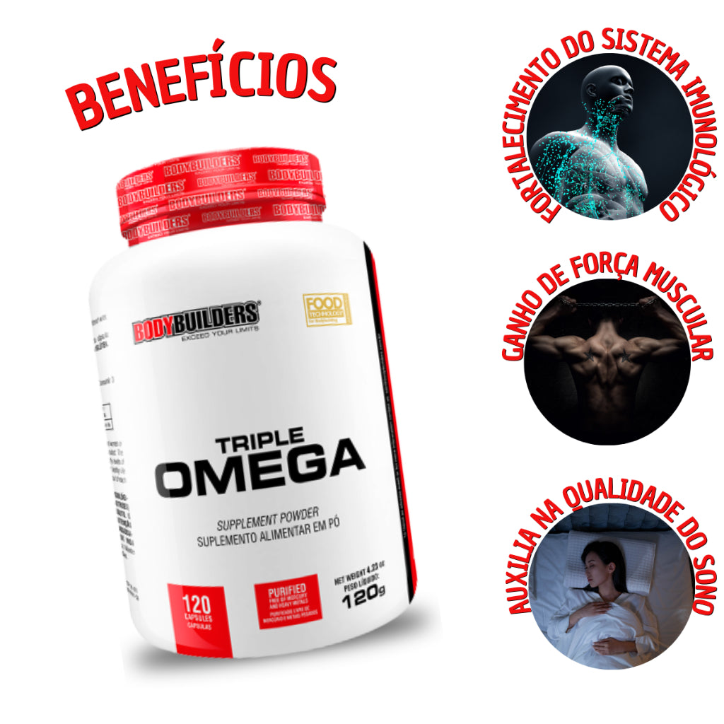 KIT Ômega 3 120 Cáps + ZMA Drol 120 Cáps - Bodybuilders