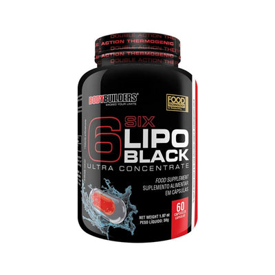 6 SIX LIPO BLACK ULTRA CONCENTRATE 60CAPS - Bodybuilders