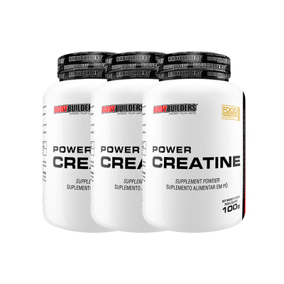 Kit 3x Power Creatine 100g - Bodybuilders
