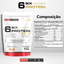 Kit 6 Six Protein Advanced c/ZMA 2kg + Glutamina 100% 300g - Bodybuilders