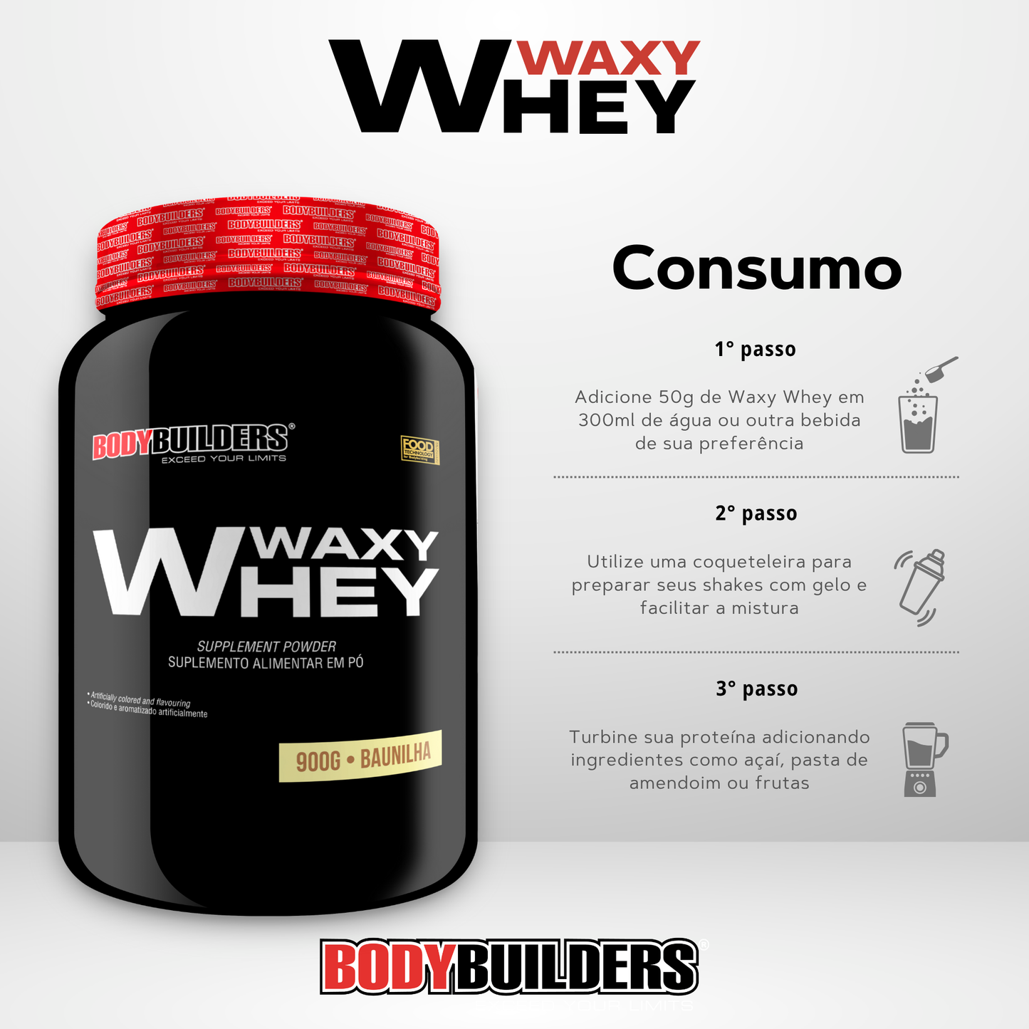 Whey Protein Waxy Whey 2kg - Bodybuilders