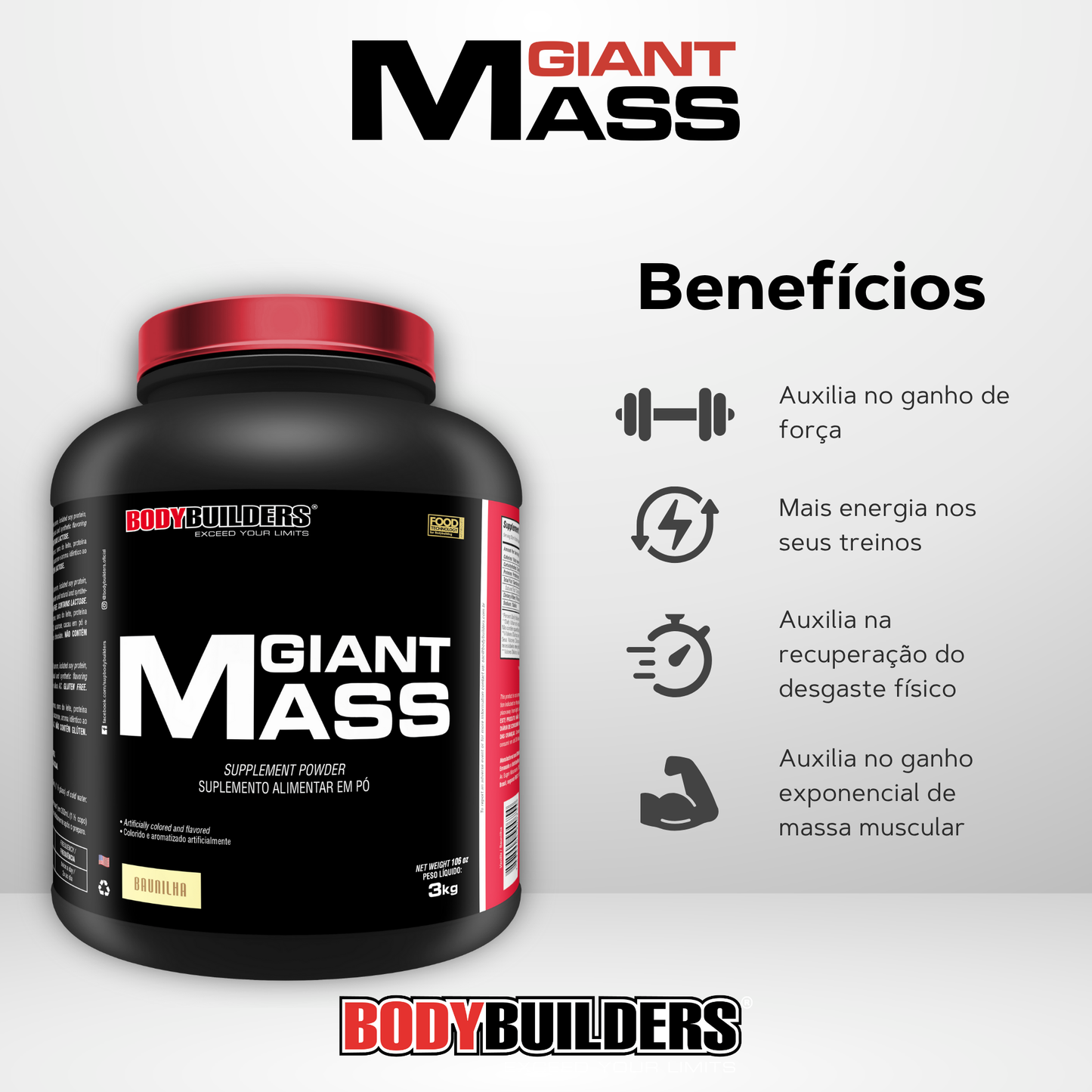 Giant Mass 3kg – Bodybuilders