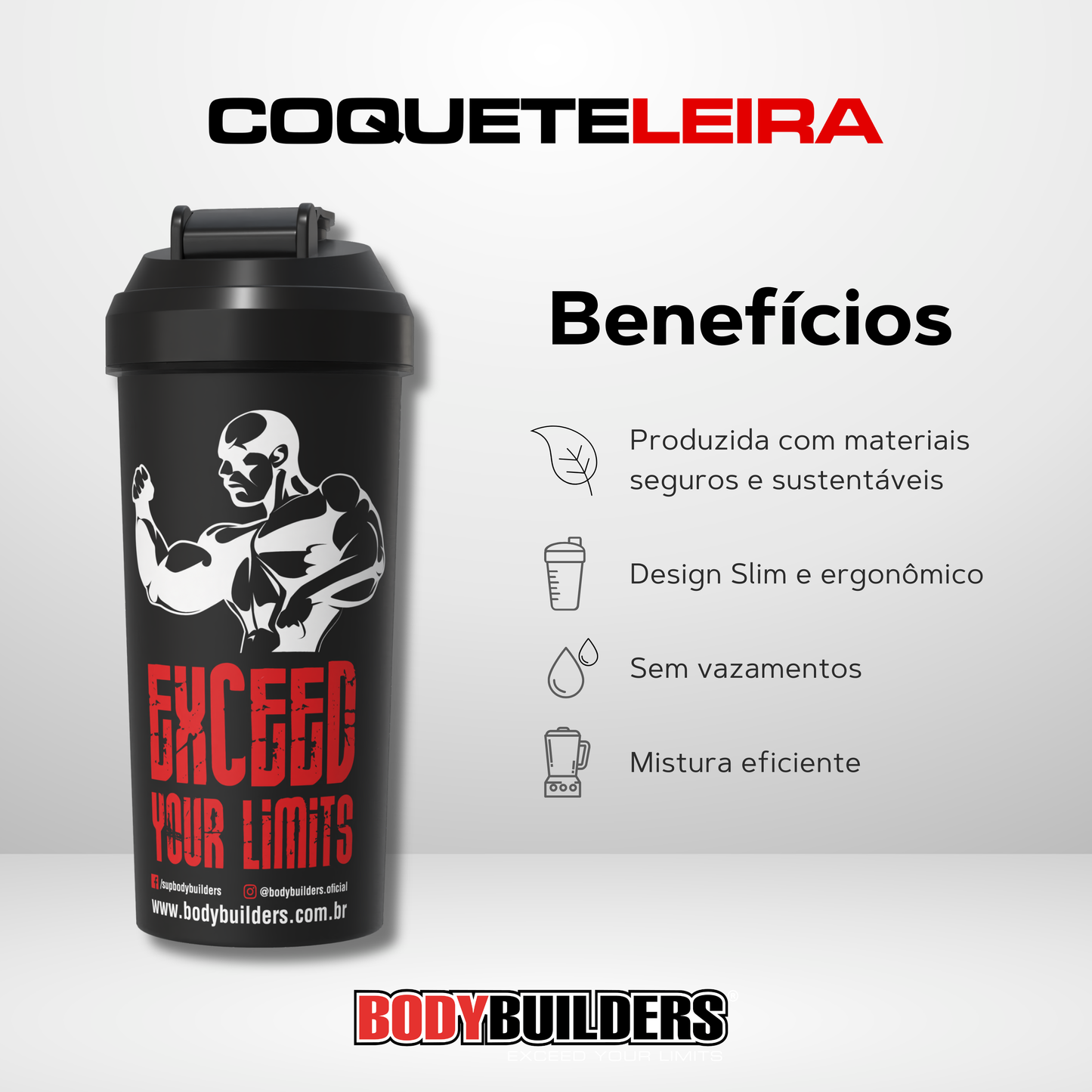 COCKTAIL MAKER - 600ml - Bodybuilders