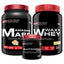 Waxy Whey Kit 900g + Amazing Mass Hypercaloric 1.5kg + Glutamine 100% 300g – Bodybuilders