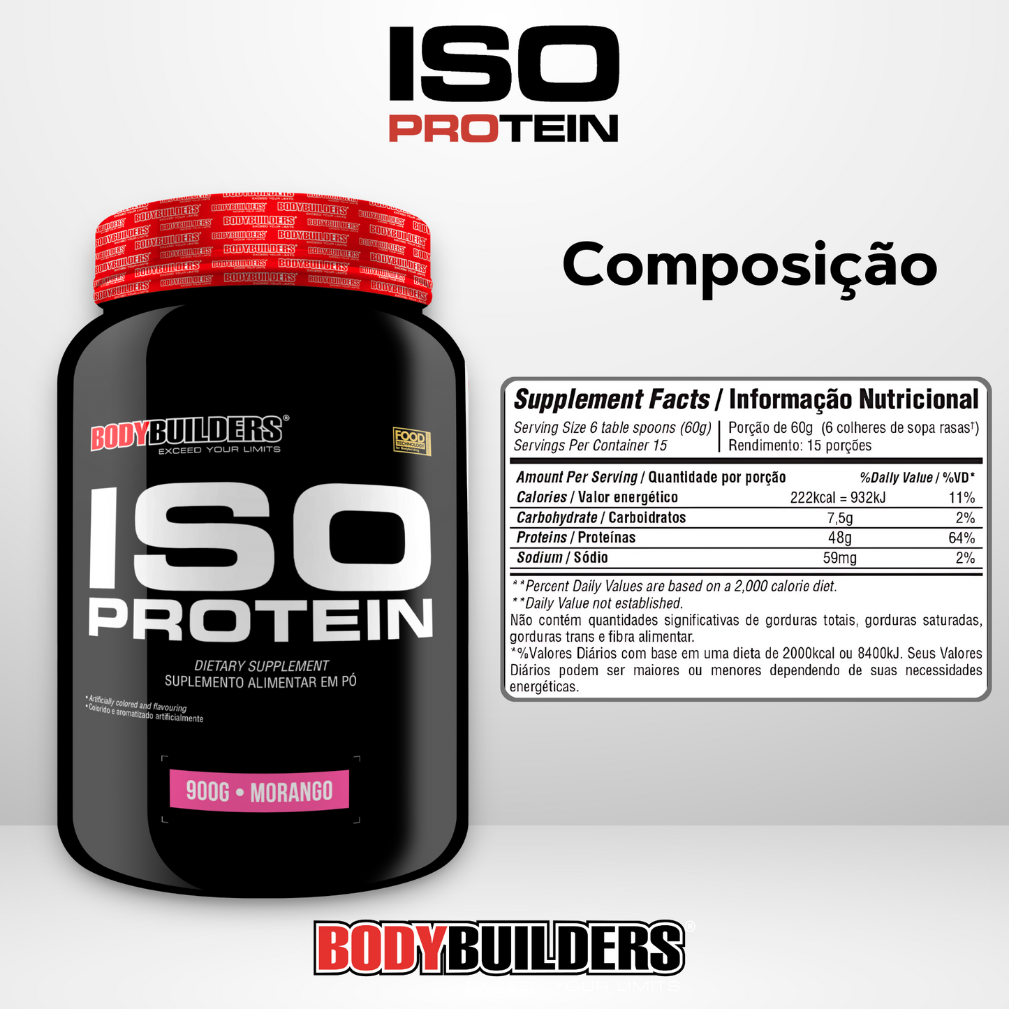 Whey Protein ISO Protein 2kg - Bodybuilders
