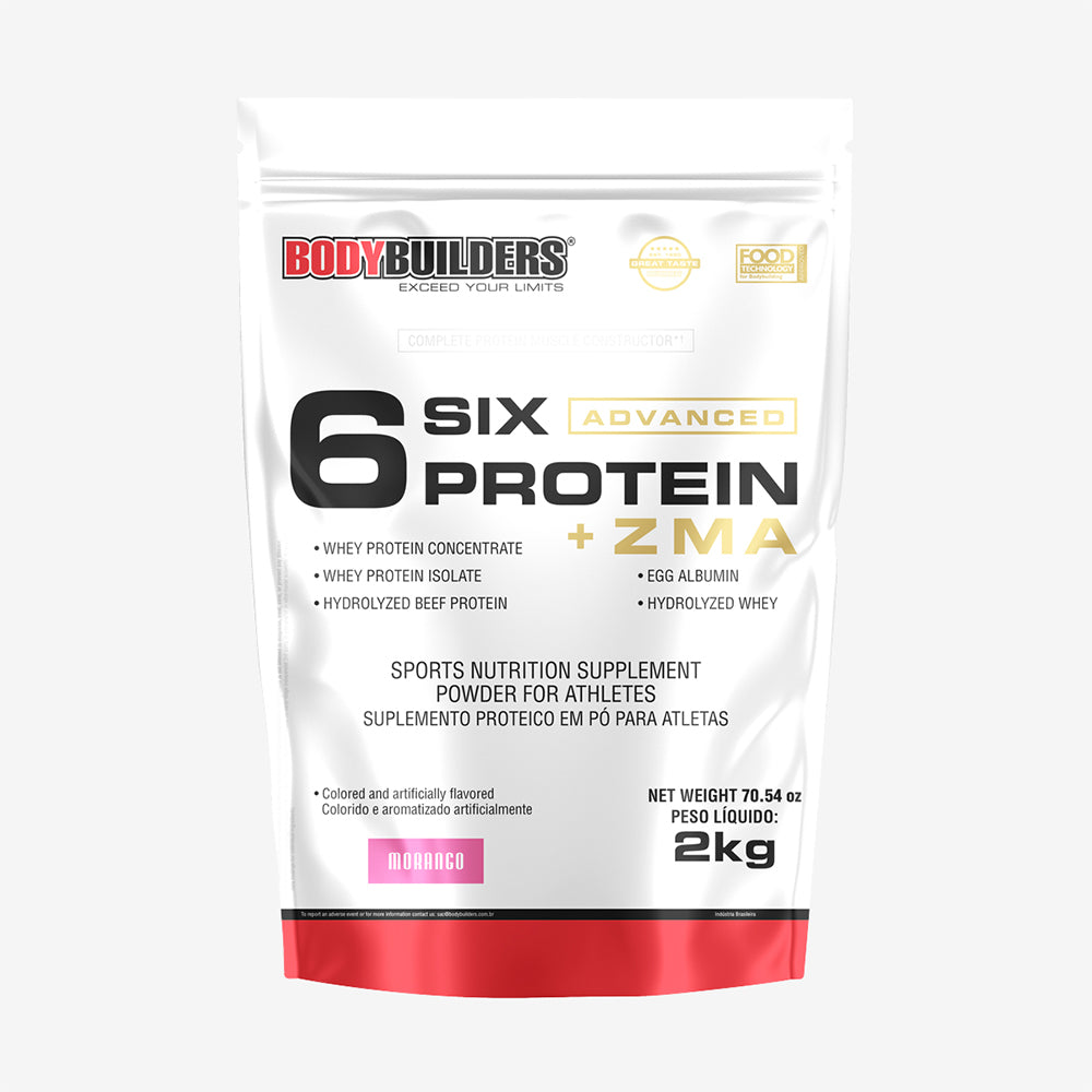 6 Six Protein Advanced w/ ZMA 2kg – Bodybuilders