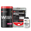 Kit Waxy Whey Protein 900g + Creatine 100g + Dextrose 900g - Bodybuilders