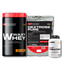 Kit Waxy Whey Protein 900g + Creatine 100g + Dextrose 900g - Bodybuilders