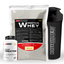 Kit Whey Protein 500g + Power Creatine 300g + Coqueteleira 600ml - Bodybuilders
