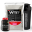 KIT Whey Protein 500g + Power Glutamine 100g + Cocktail Shaker - Bodybuilders