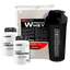 KIT Whey Protein 500g + 2x Creatina 100g + Coqueteleira - Bodybuilders