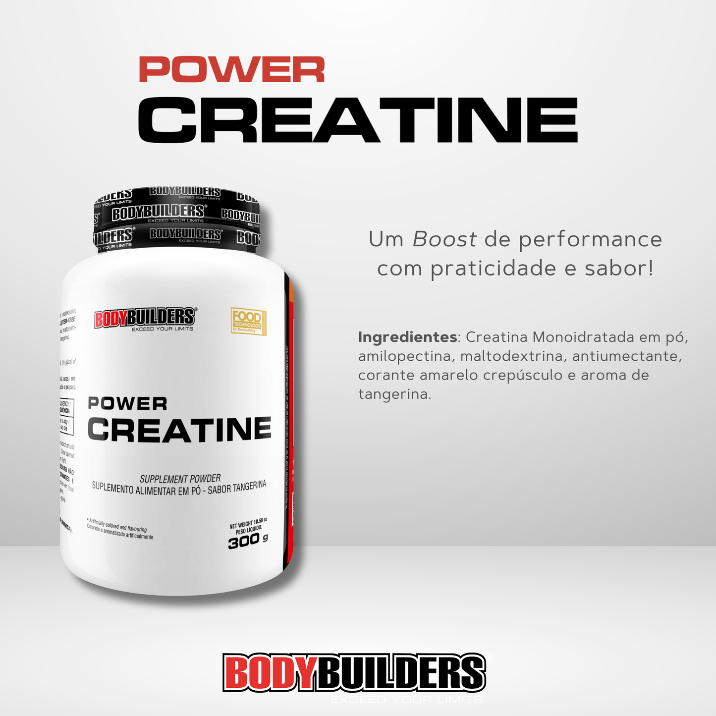 Power Creatine 300g - Bodybuilders