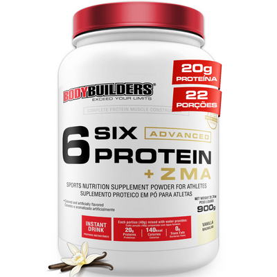 6 Six Protein Advanced + ZMA 900g - Bodybuilders