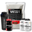 Kit Whey Protein 500g + 2x Power Creatina 100g + Thermo Start 100 Cáps + Coqueteleira - Bodybuilders