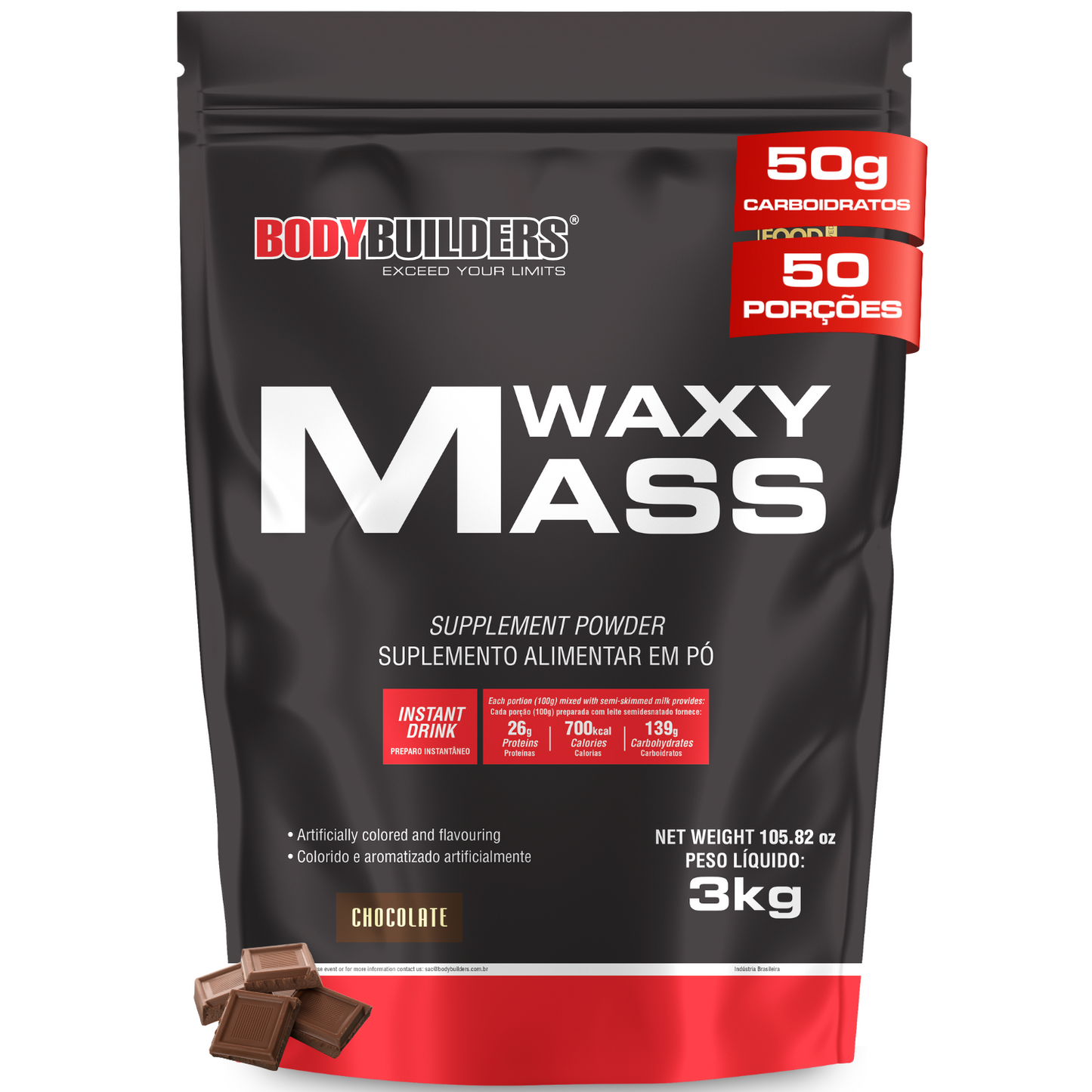 Hypercaloric Waxy Mass 3kg (Refill) – Bodybuilders