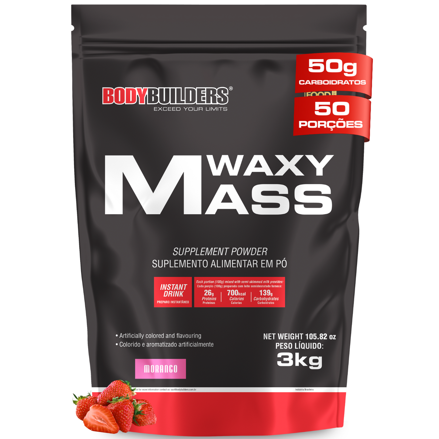 Hypercaloric Waxy Mass 3kg (Refill) – Bodybuilders