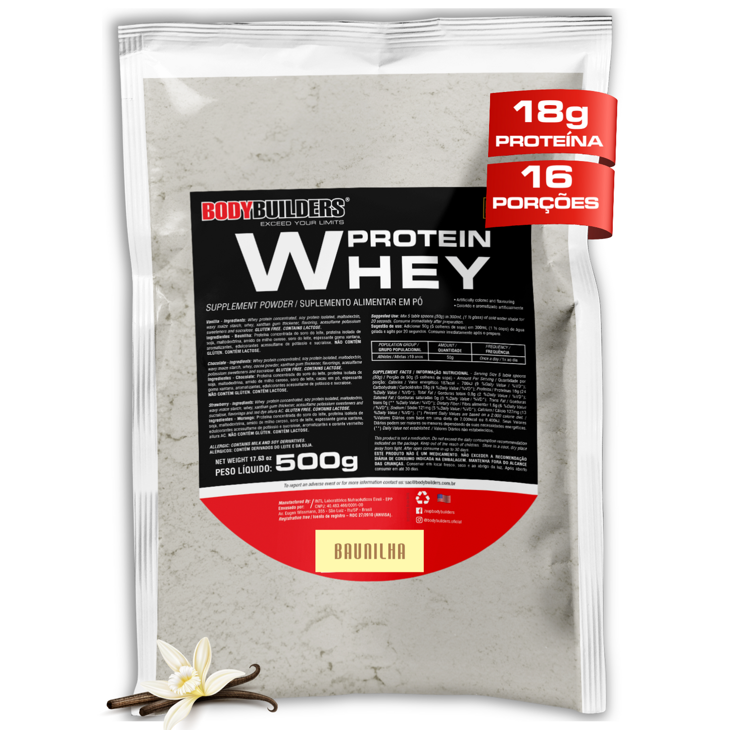 Whey Protein 500g – Bodybuilders