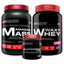 Kit Waxy Whey 900g + Hipercalórico Amazing Mass 1,5kg + Glutamina 100% 300g – Bodybuilders