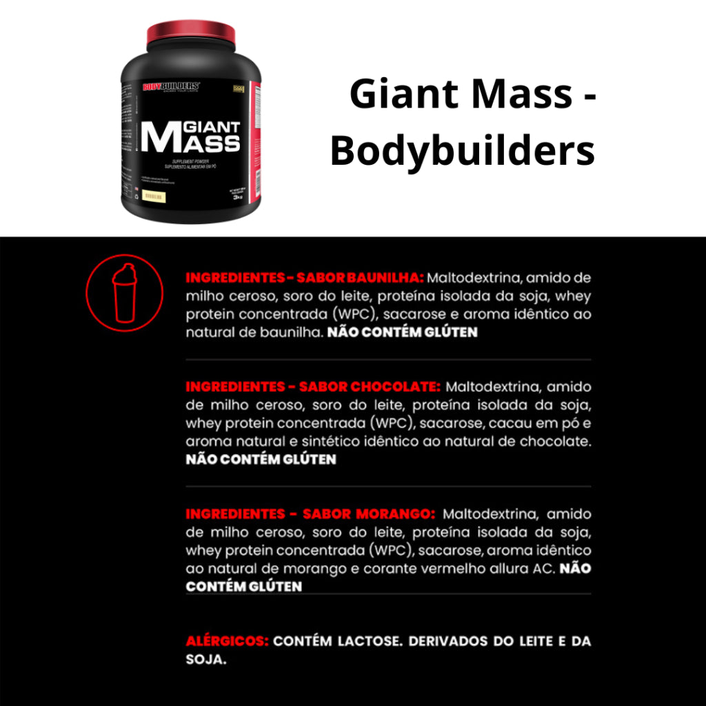 Giant Mass 3kg – Bodybuilders