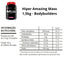 Hypercaloric Amazing Mass - 1.5 kg – Carbohydrates - Bodybuilders