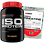 Iso Protein - Isolated Protein 2KG + 100% Pure Cretin 500g - Bodybuilders