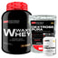 Kit Waxy Whey Protein 2kg + Creatine 100g + Dextrose 900g - Bodybuilders