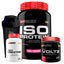 Kit Whey Protein Iso Protein 900g + 100% Pure Creatine 300g+ Voltz Pre-Workout 250g + Cocktail Shaker