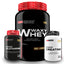 KIT Waxy Whey 900g + Power Creatine 100g + Power Glutamine 100g - Bodybuilders