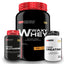 KIT Waxy Whey 900g + Power Creatine 100g + Power Glutamine 100g - Bodybuilders