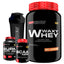 Kit Waxy Whey 900g + BCAA 4800 120 caps + Pré treino 60 caps + Coqueteleira - Bodybuilders