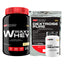 Kit Waxy Whey Protein 900g + Creatine 100g + Dextrose 900g - Bodybuilders