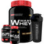 Kit Waxy Whey 900g + BCAA 4800 120 caps + Pre-workout 60 caps + Cocktail shaker - Bodybuilders
