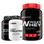 KIT Waxy Whey 900g + Power Creatine 100g + Power Glutamine 100g - Bodybuilders