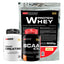 Kit Whey Protein 500g + BCAA 100g+ Power Creatina 100g - Bodybuilders